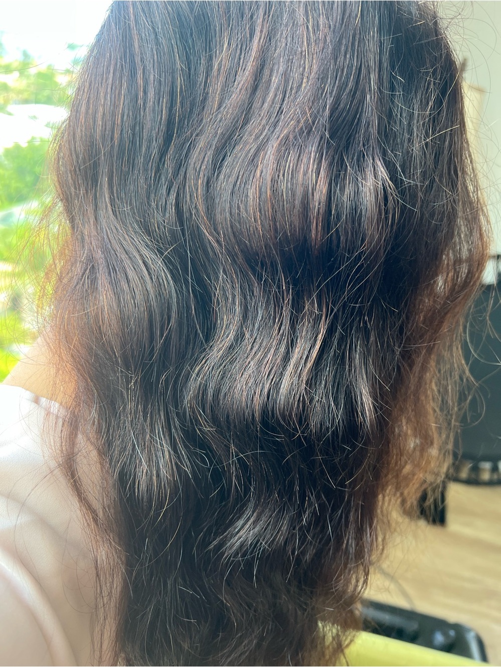 Human hair wig - Dark Brown - Picture 3 of 16
